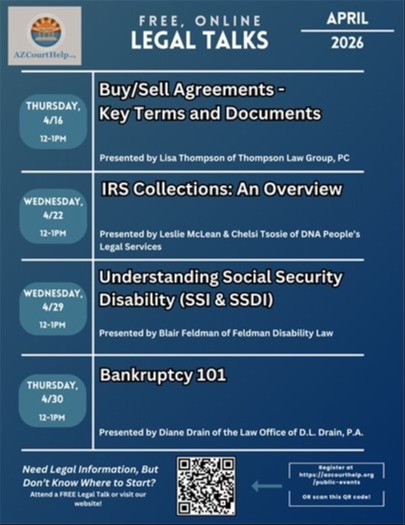 Free Legal Talks Offered by AZCourtHelp