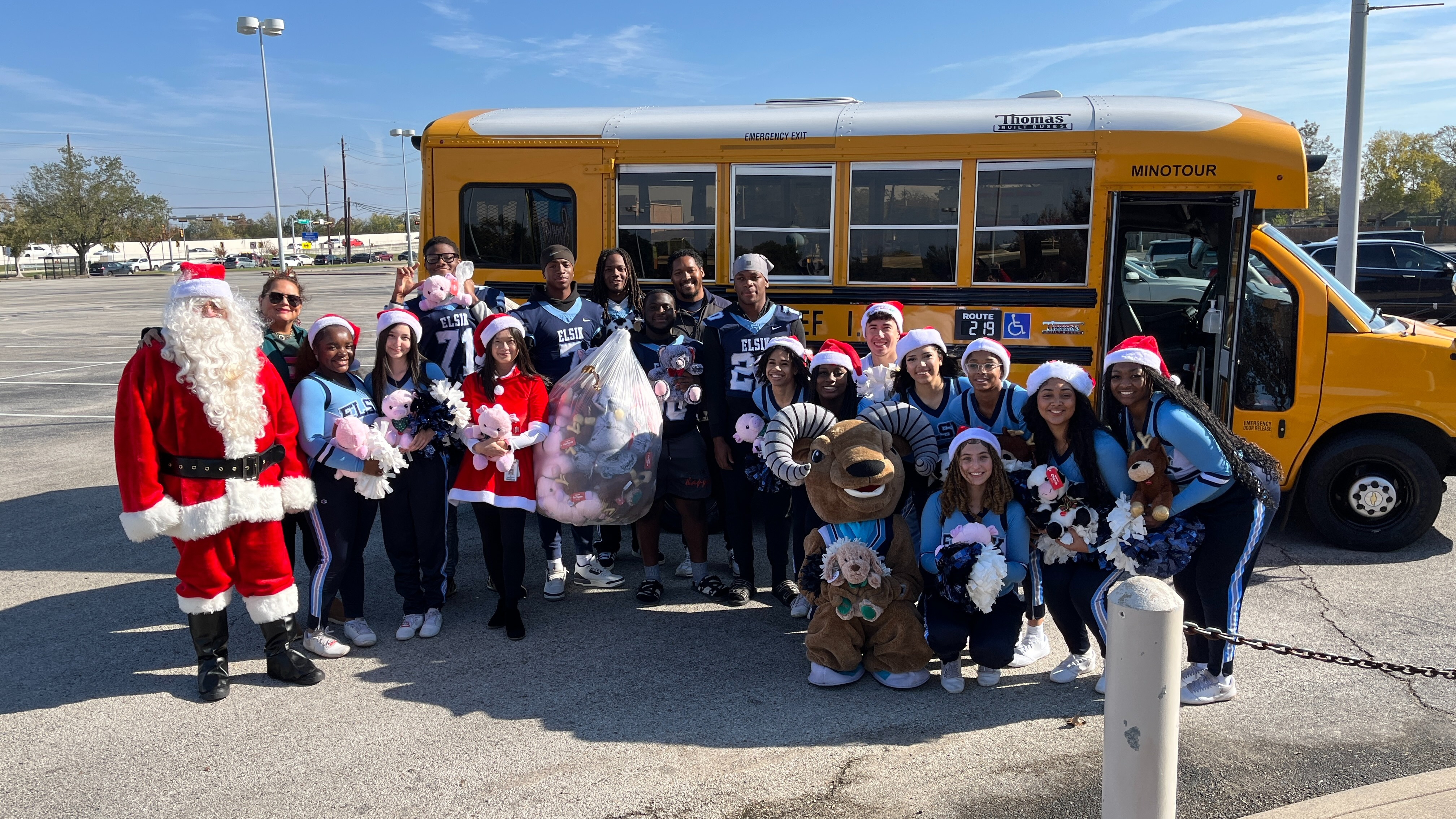 The annual Stuff-A-Bus event collects school supplies and uniforms from the community for the Uniform Effort student pantry.