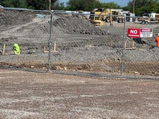 Leveling the ground begins 2-4-2023