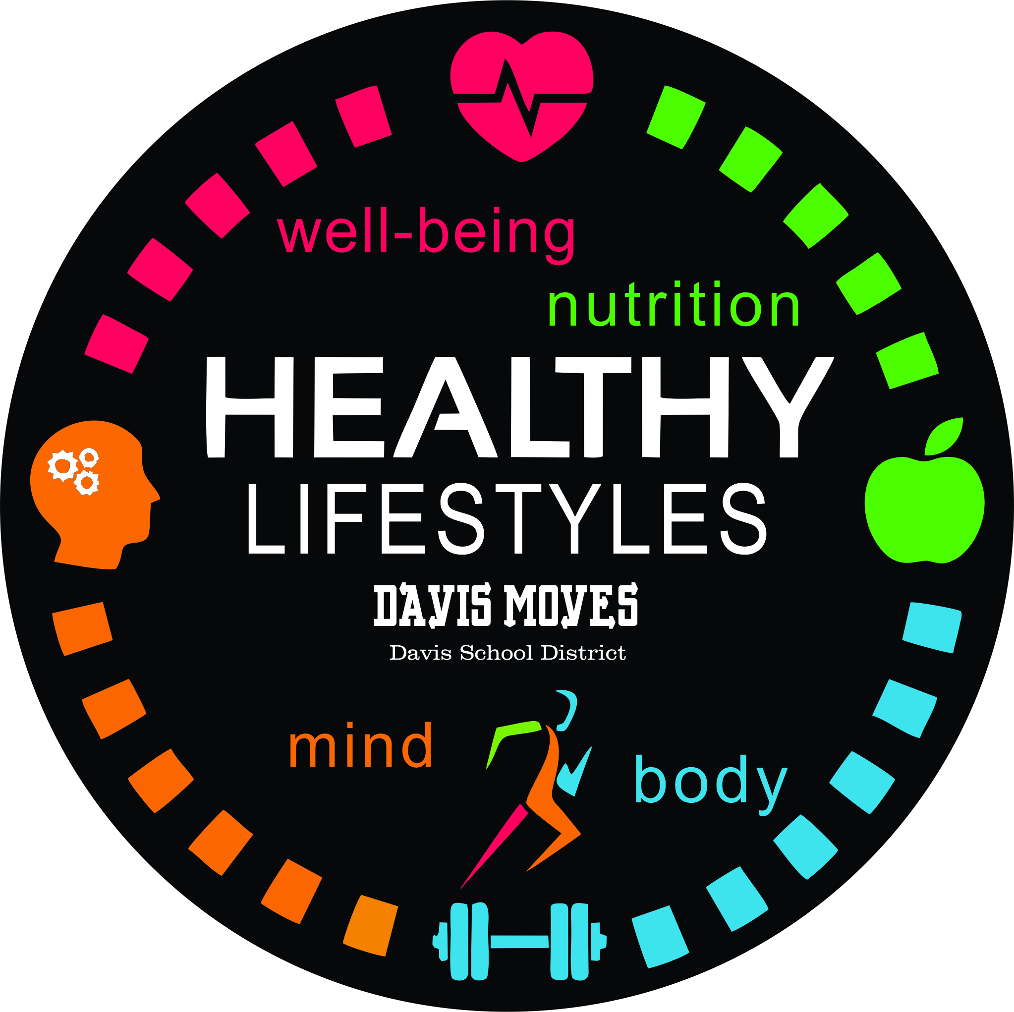 Round logo for Healthy Lifestyles Department