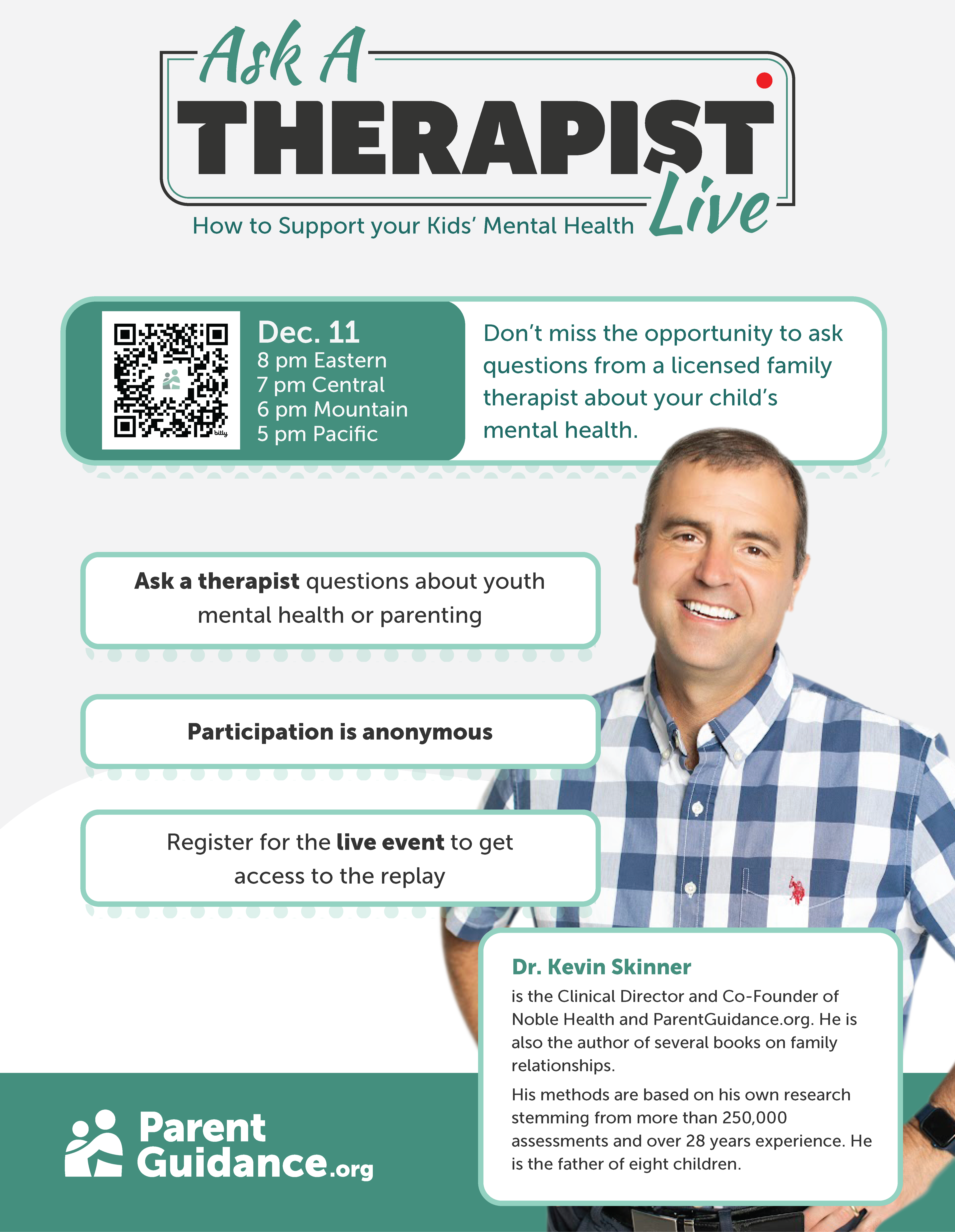 Ask a Therapist Flyer