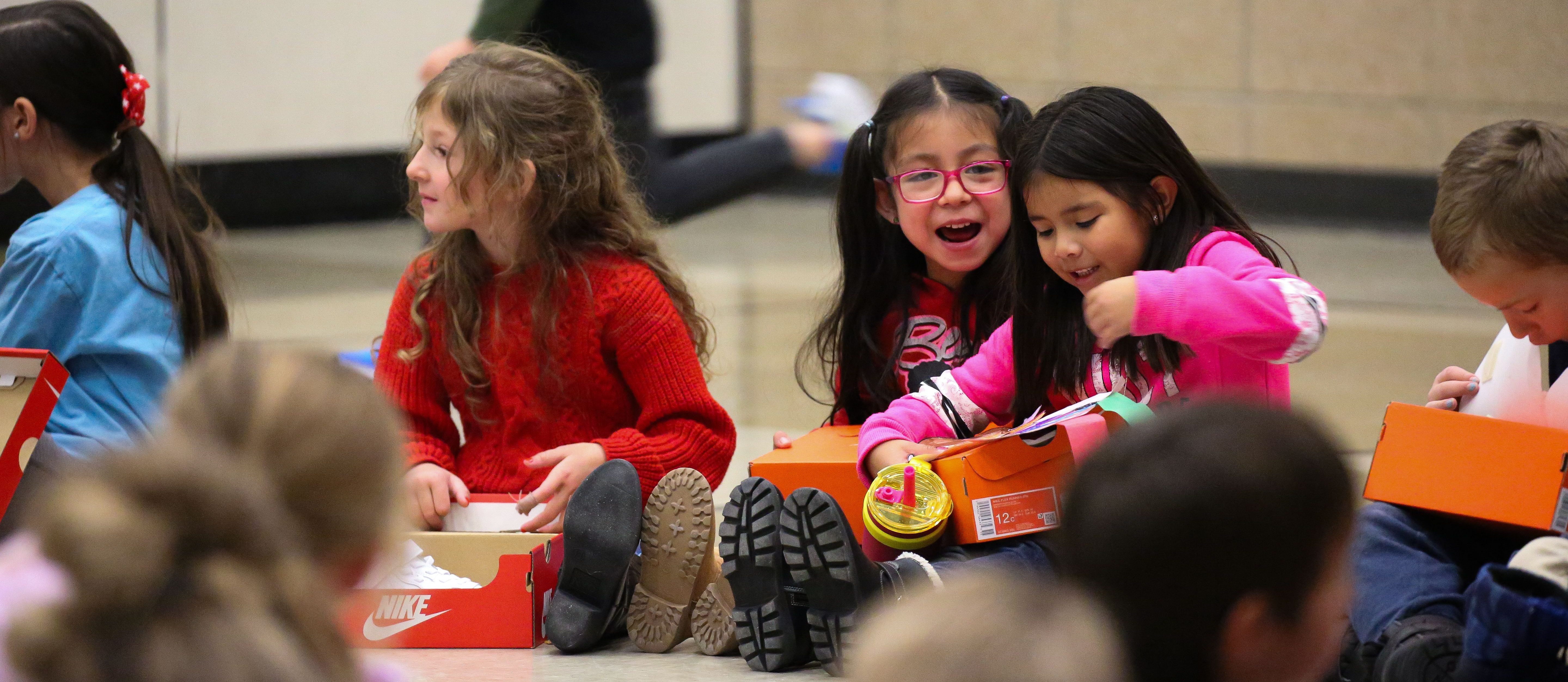 Students get new shoes