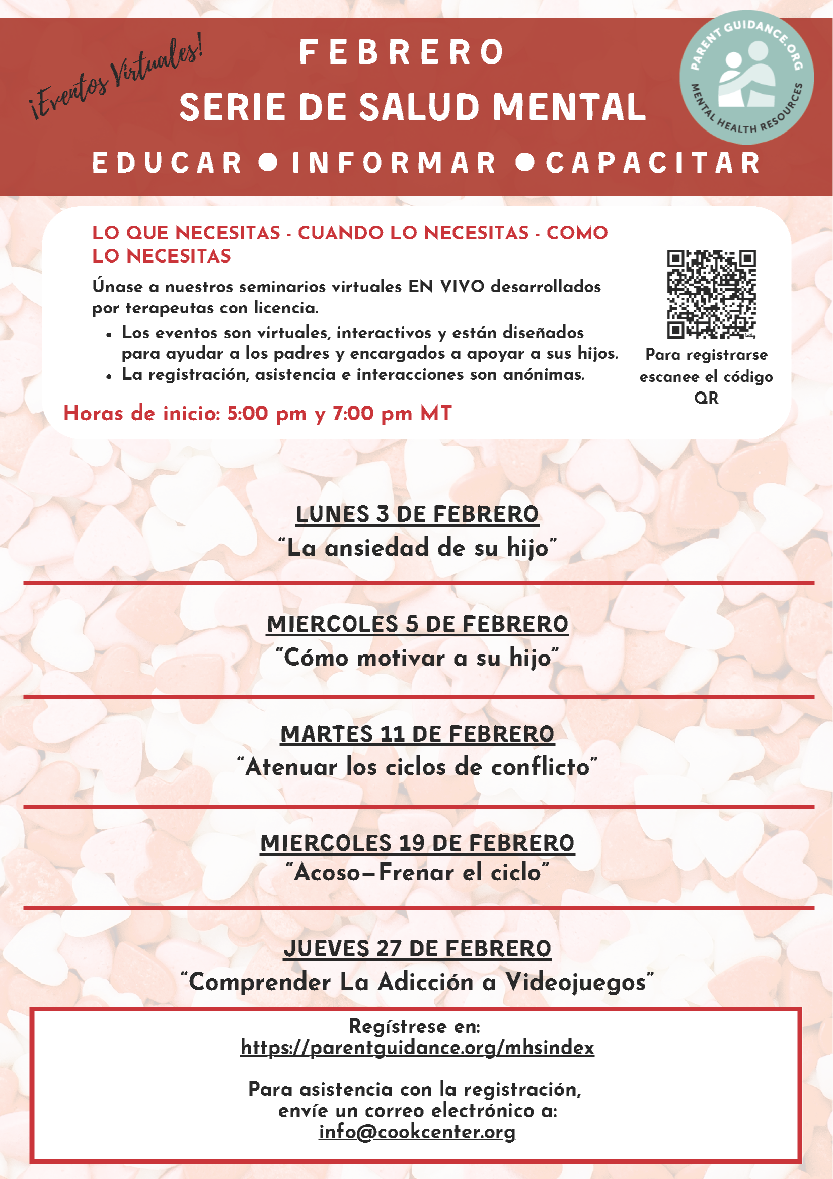 Spanish February Parent Series