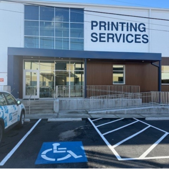 Printing services store front