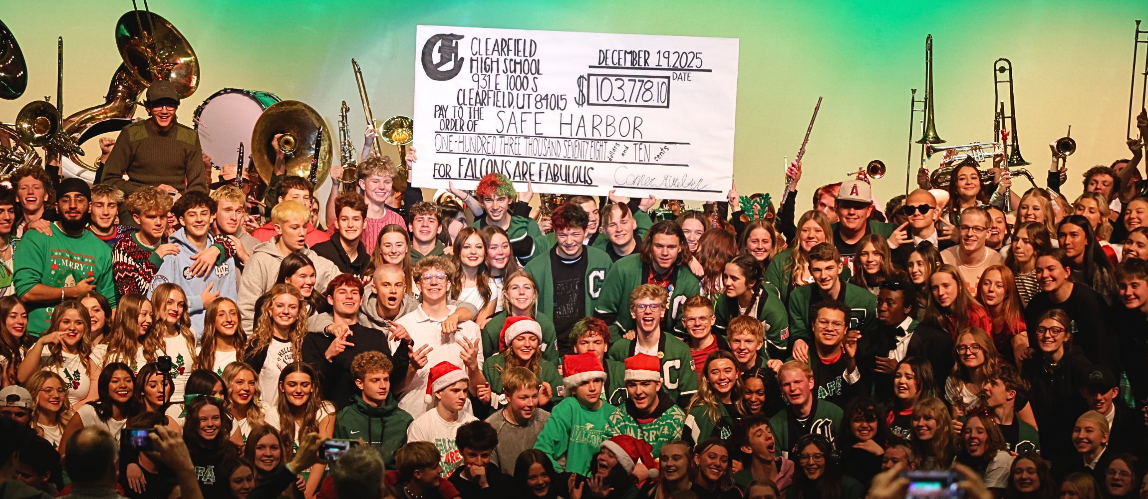 Falcons are Fabulous  fundraising assembly