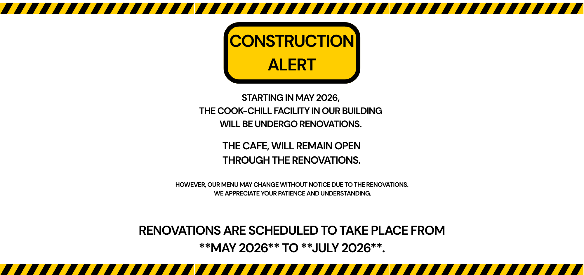 Construction Alert