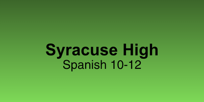 Syracuse High Spanish 10-12