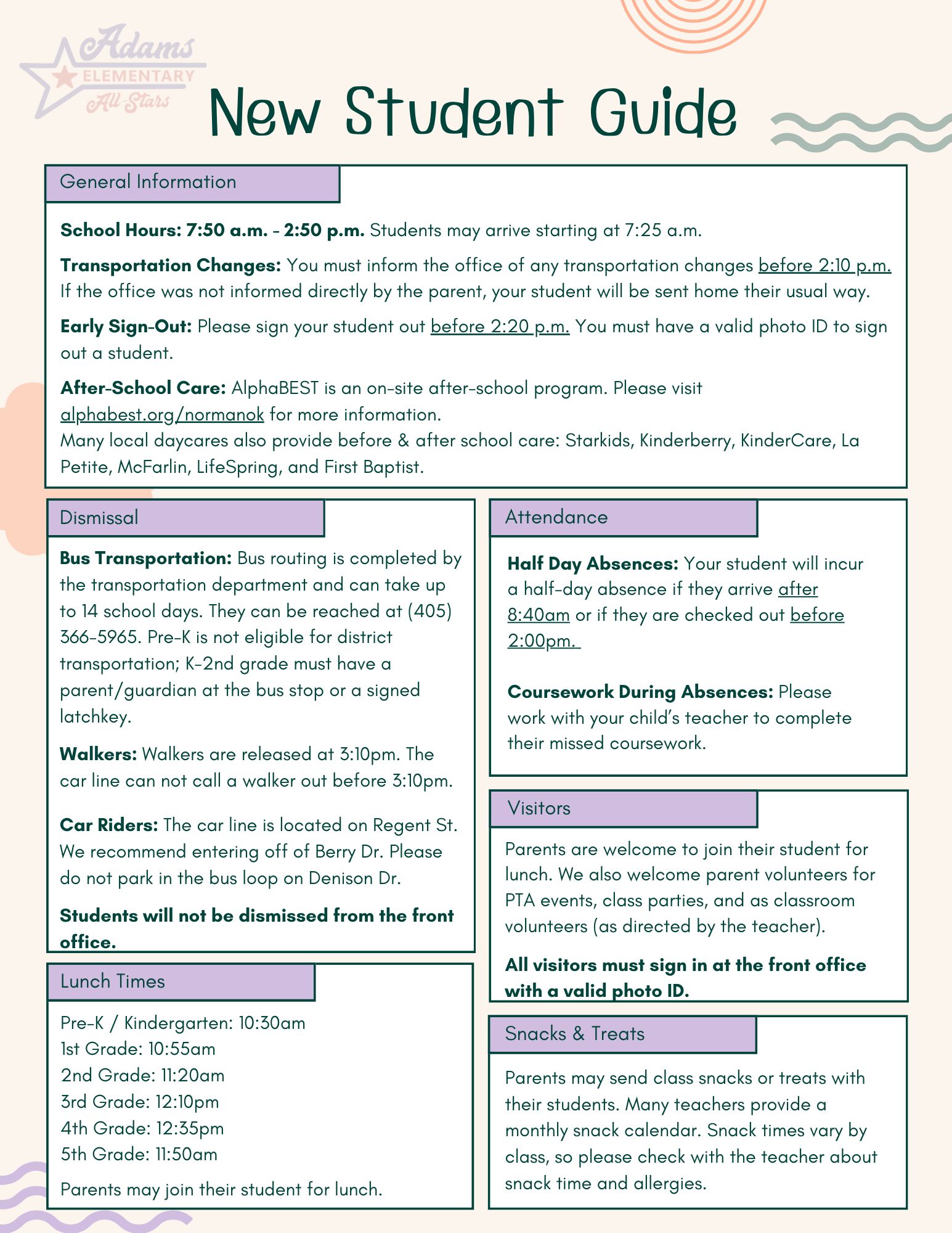 New Student Guide