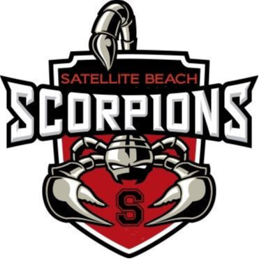 Red and Black Shield with  a scorpion