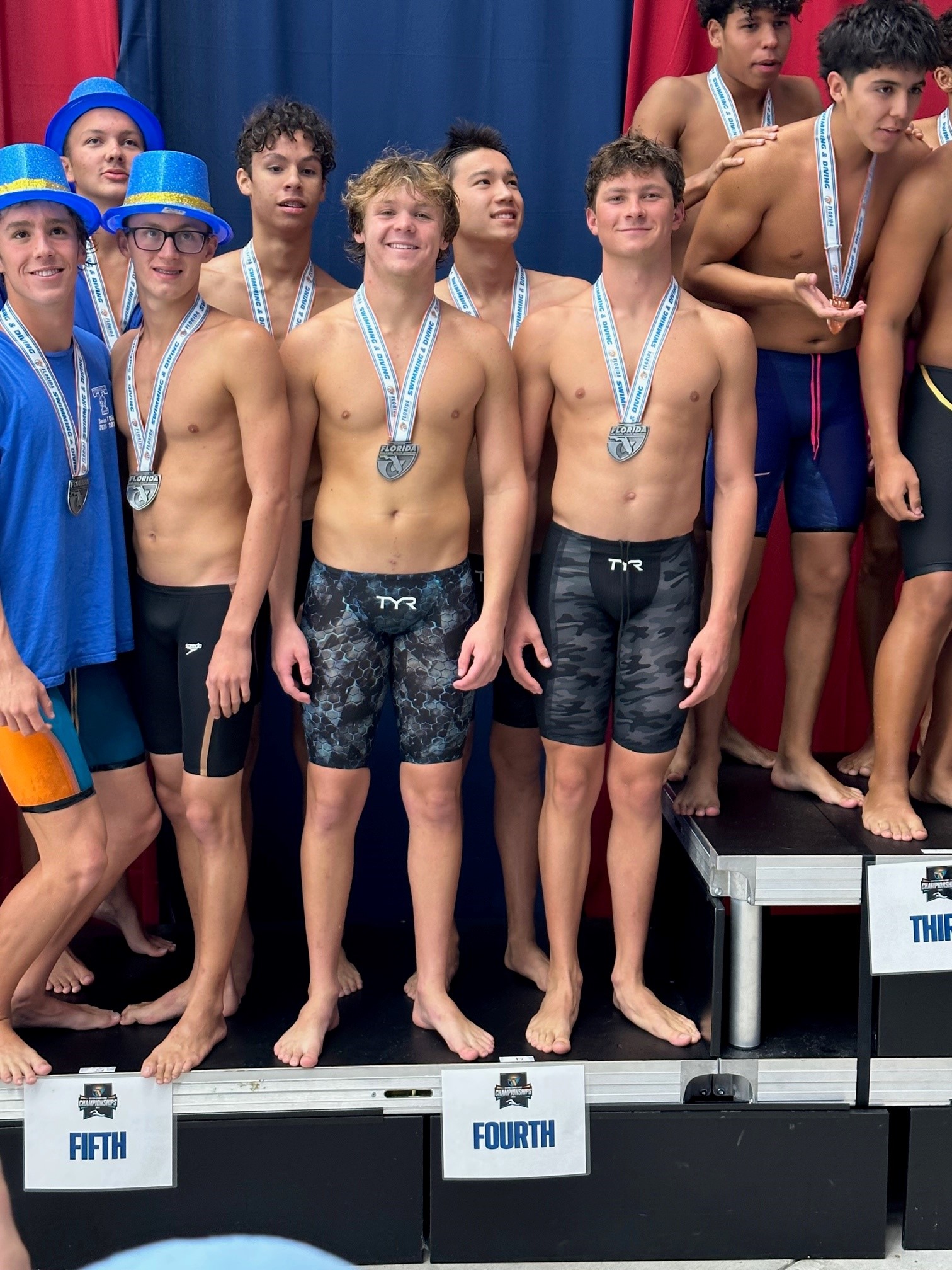 Bpys 200 Free Relay 4th Place