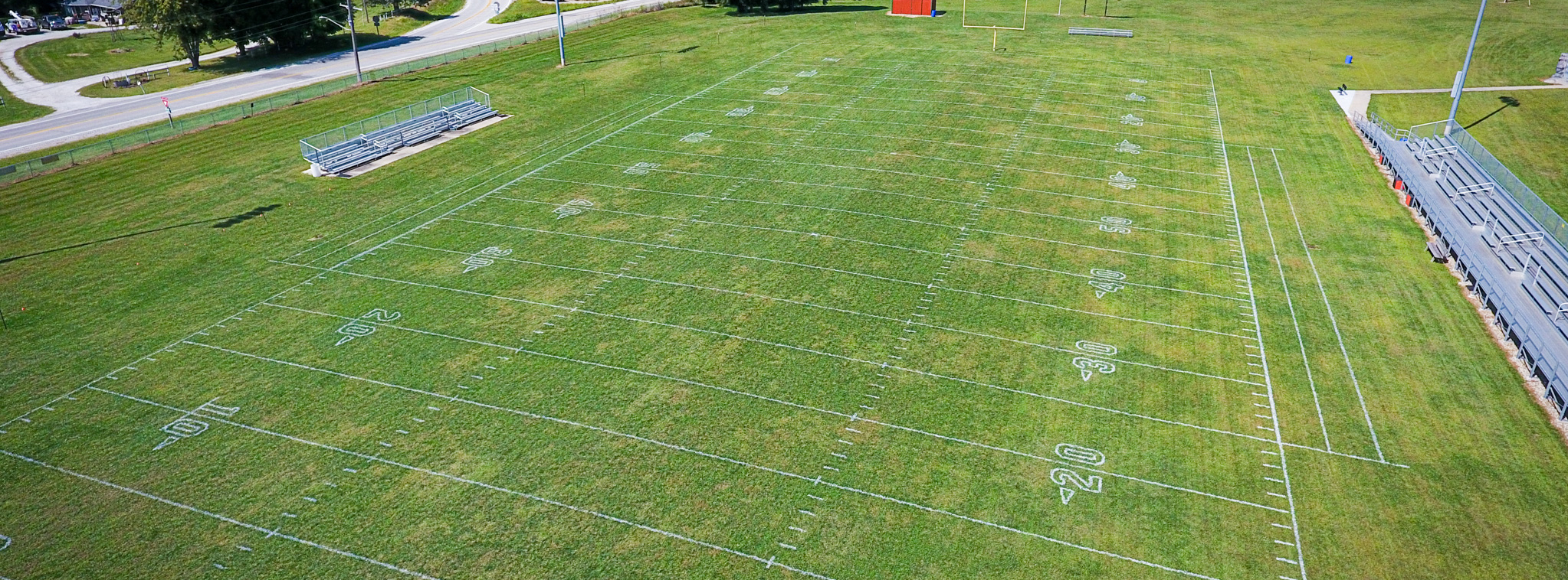 Football field at Cuba Middle-Senior high school