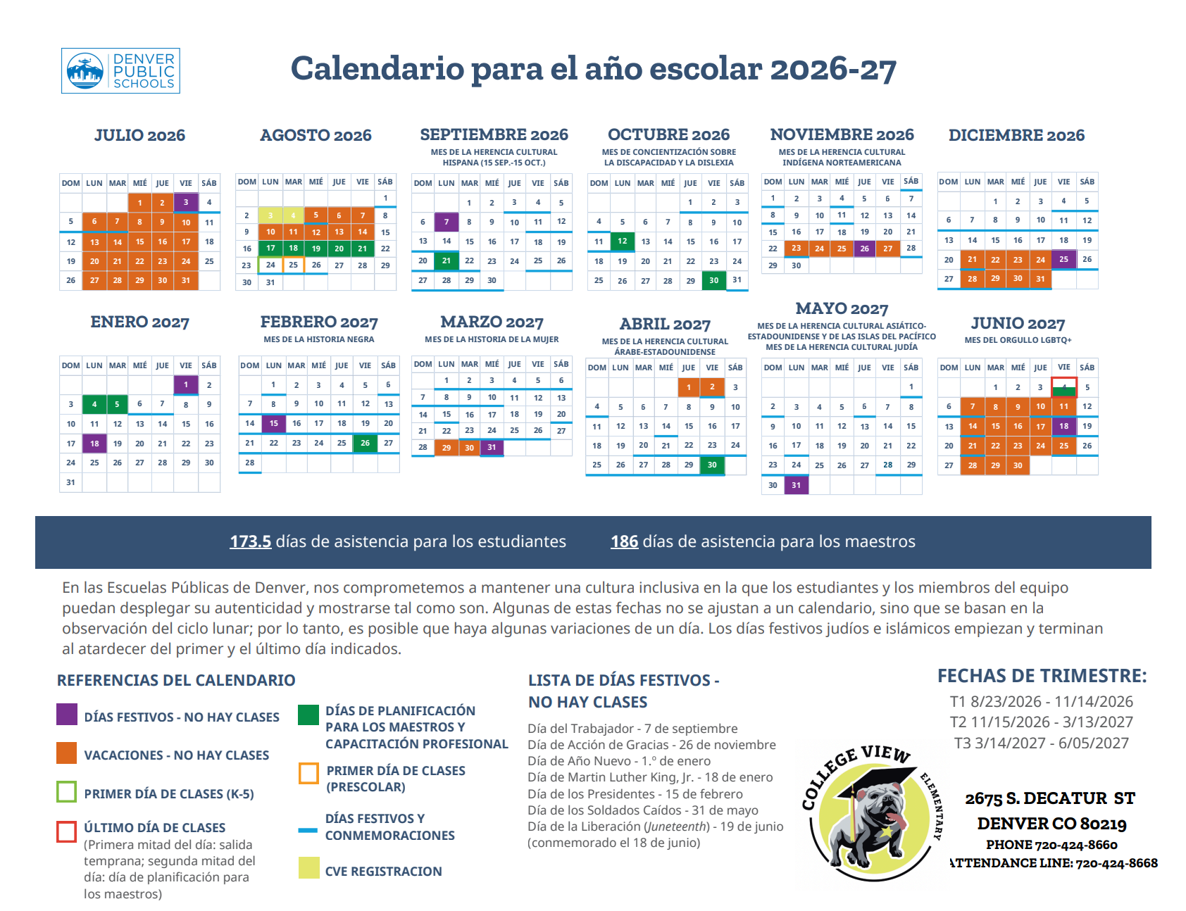 26/27 School Year Calendar 