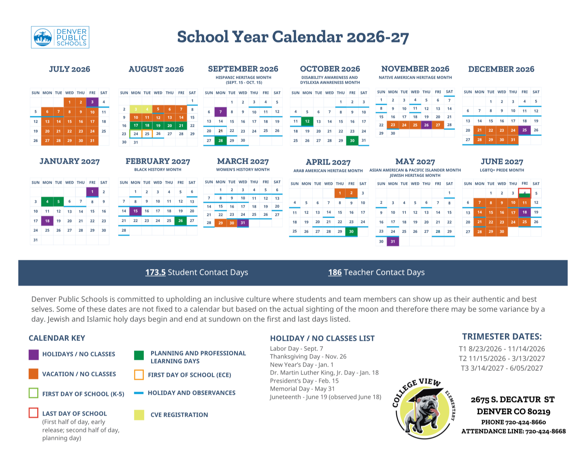 26-27 School Calendar 