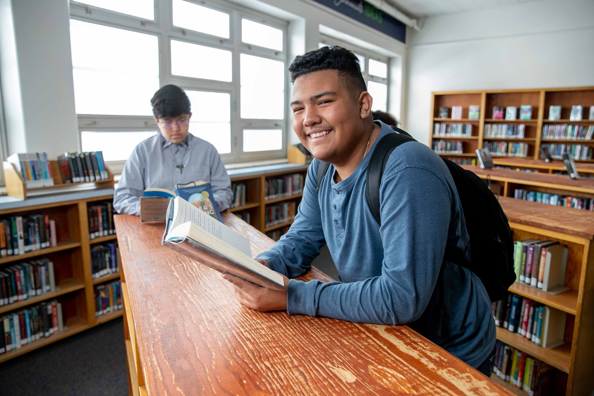 students smiling