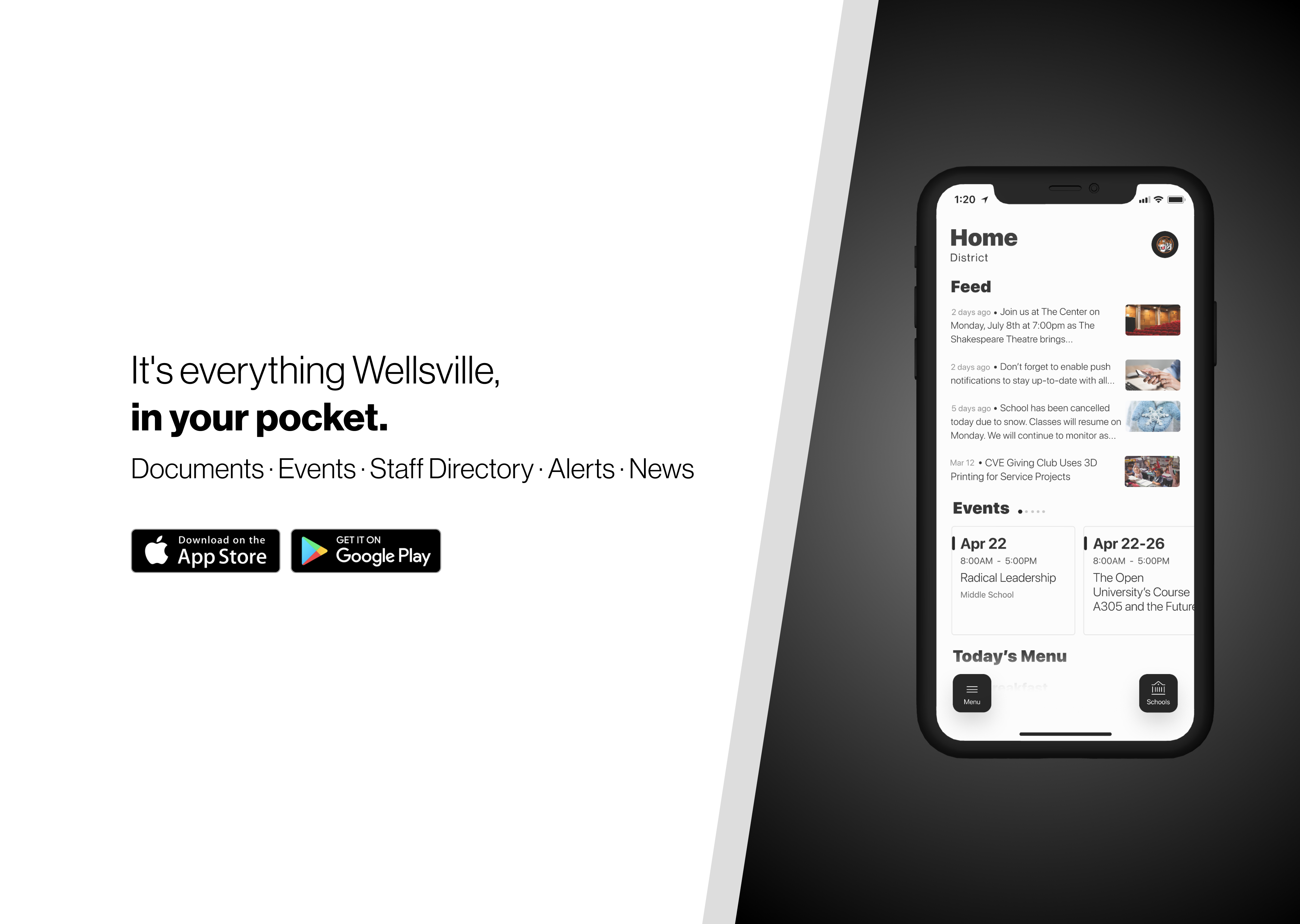 It's everything Wellsville, in your pocket. Click below to download the new Wellsville App on Google Play and App Stores.