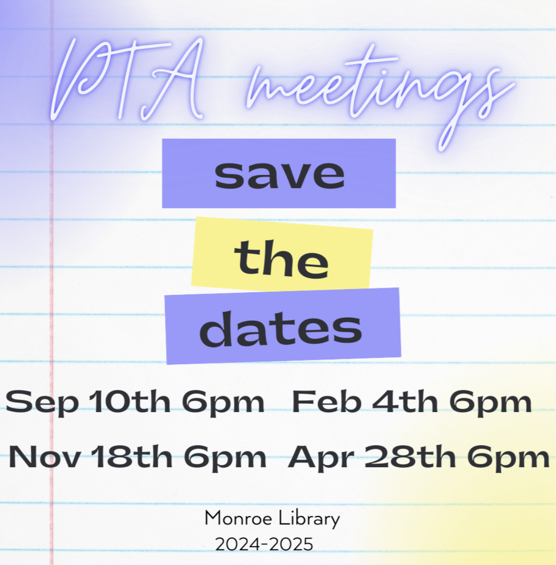 PTA save the dates