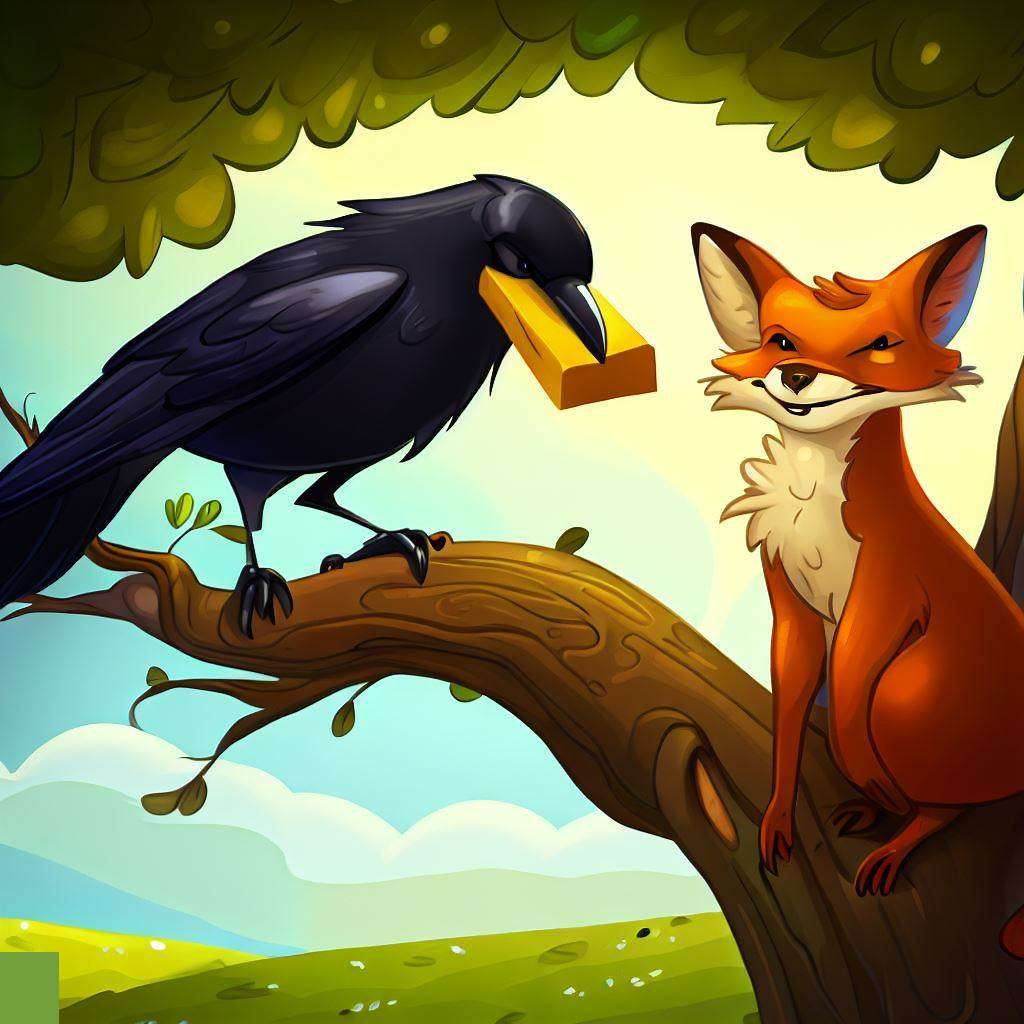 The Clever Fox and the Singing Crow