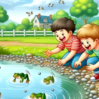 The Boys and the Frogs' Pond