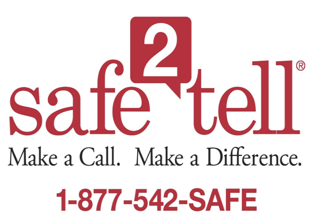 Click here to access Safe Tell Webiste