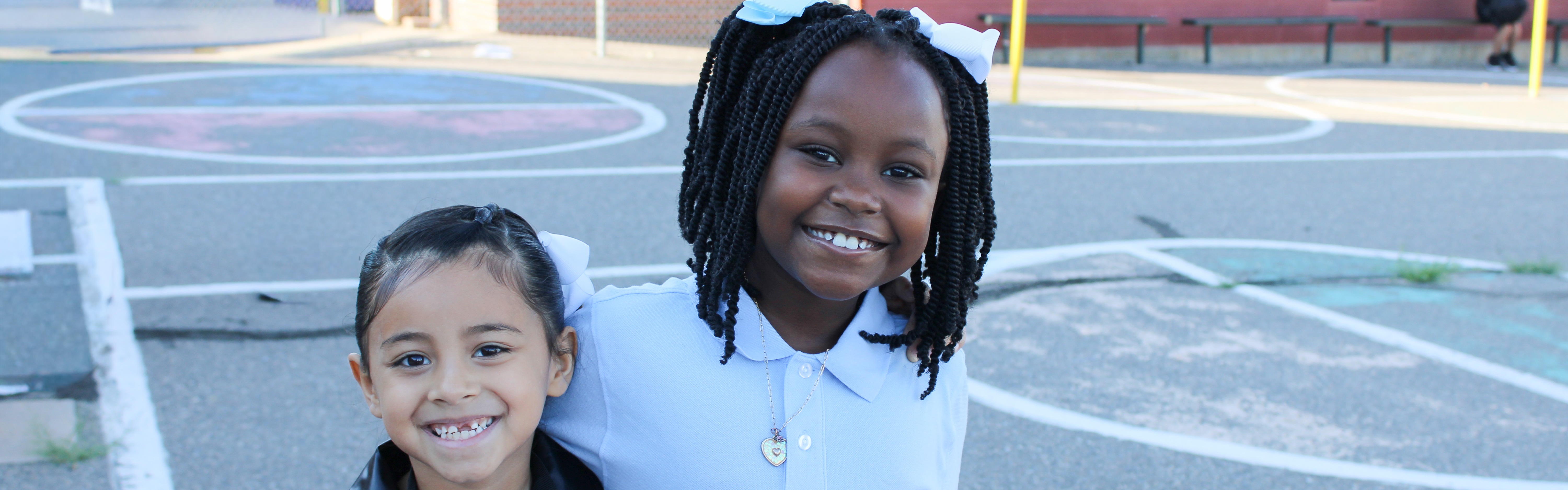 Students smiling