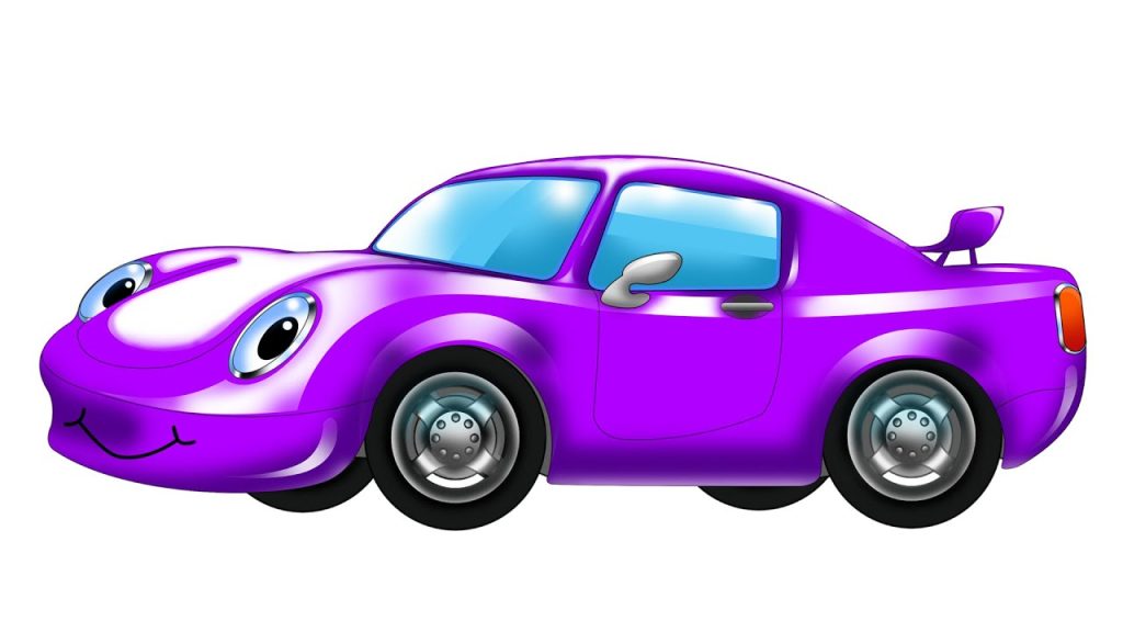 purple car