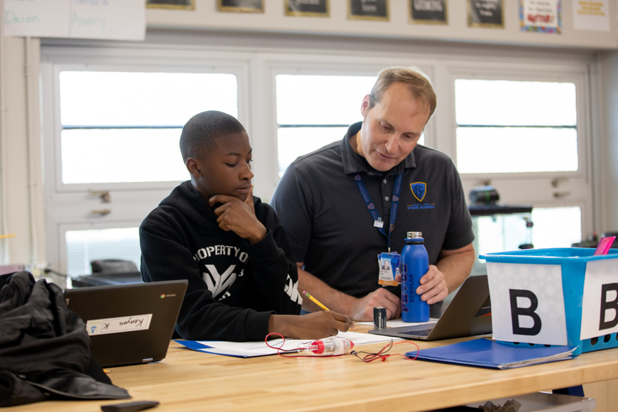 student and teacher