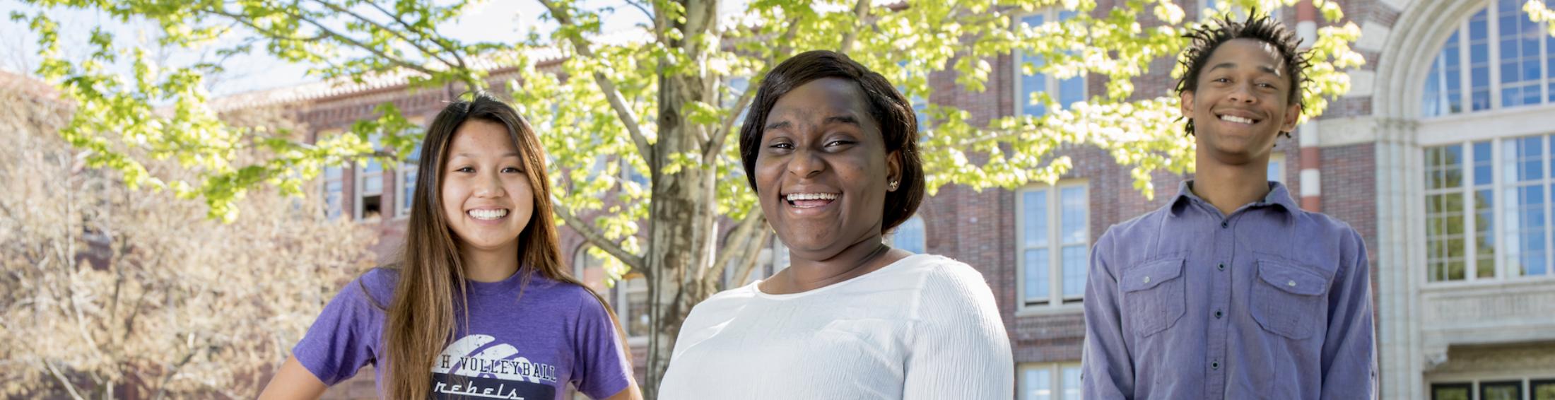 students smiling