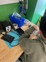 Kid at Tech Club