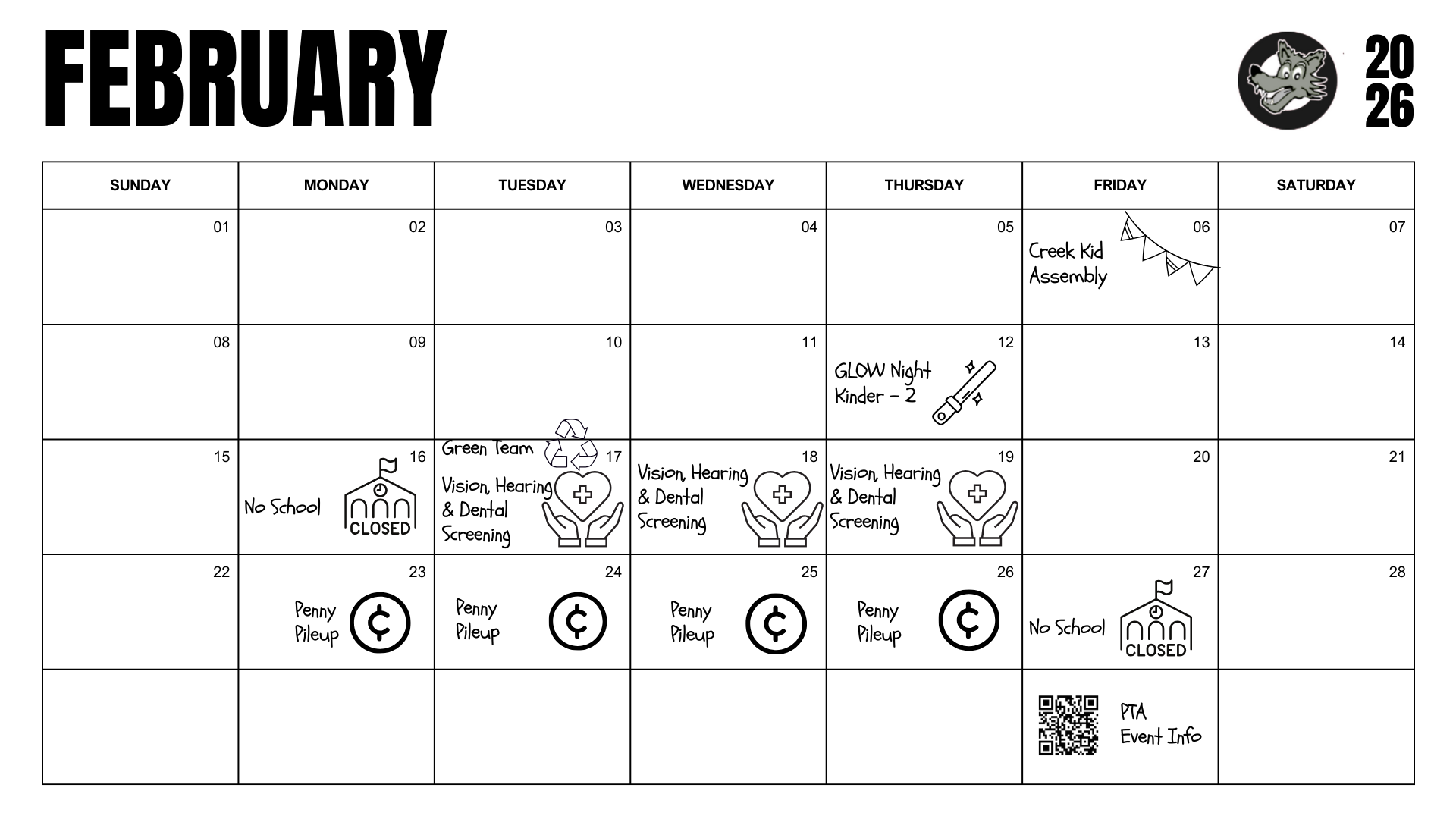 february 2026 calendar