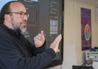 Teacher, Jonathan Howard, Lecturing class