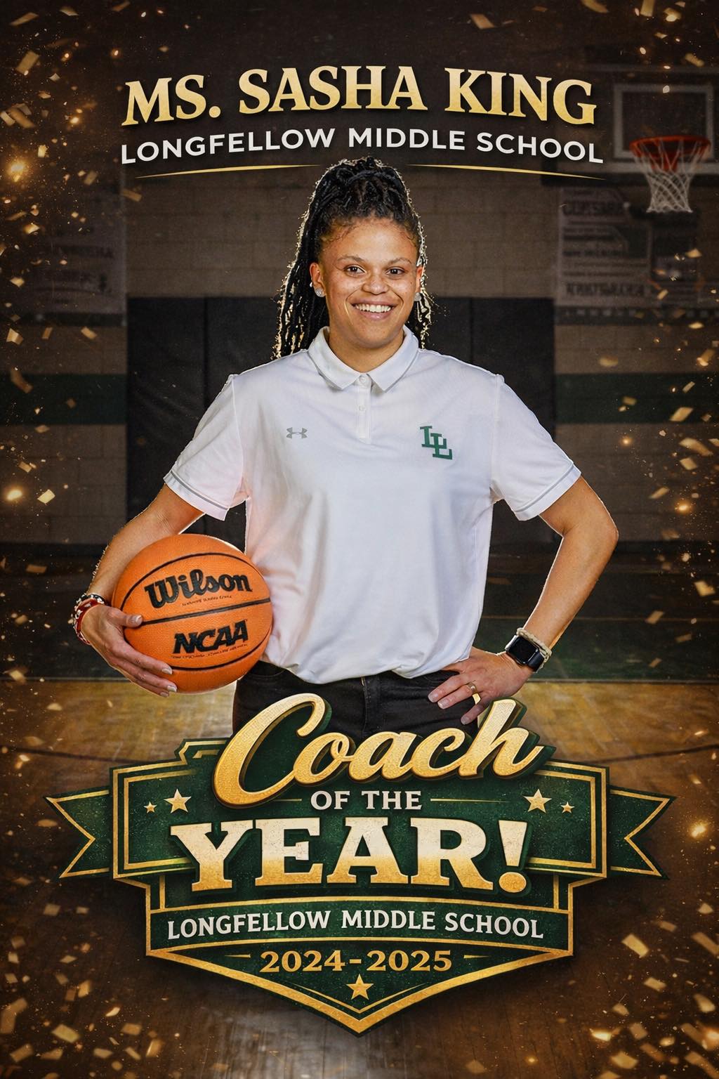 Coach of the Year Longfellow 2024-2025