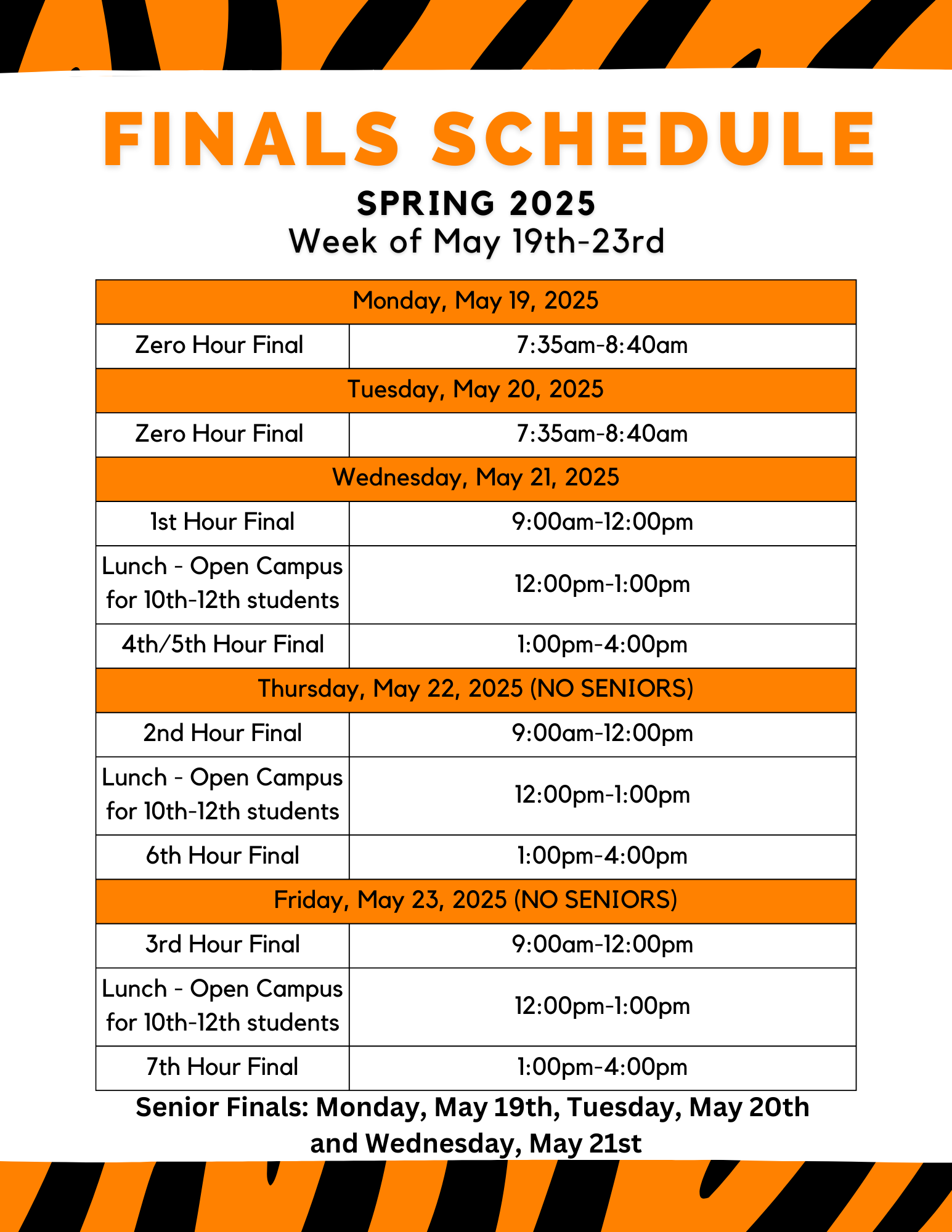 Spring 25 Finals