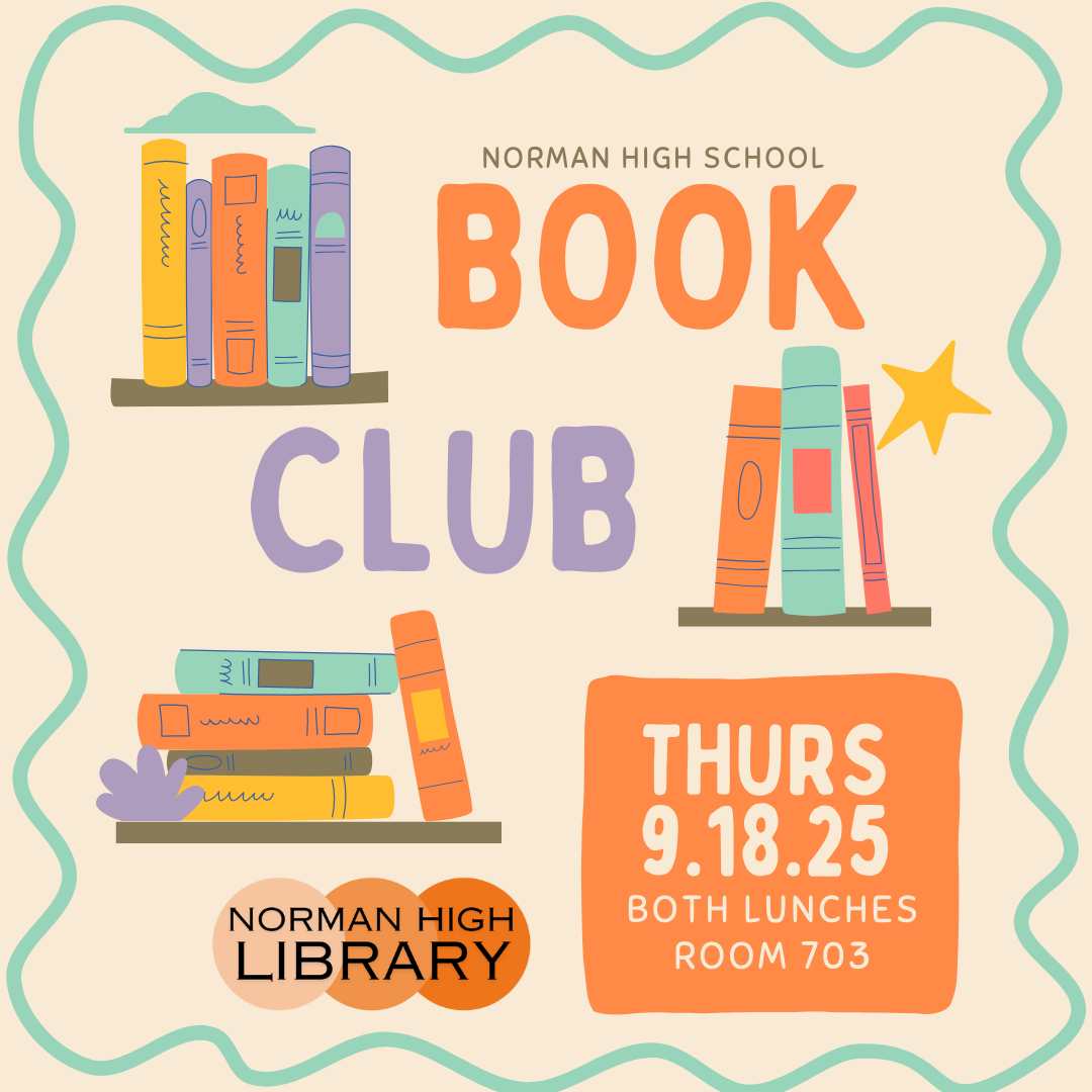 Book Club - Thursday 9/18 during lunch in room 703