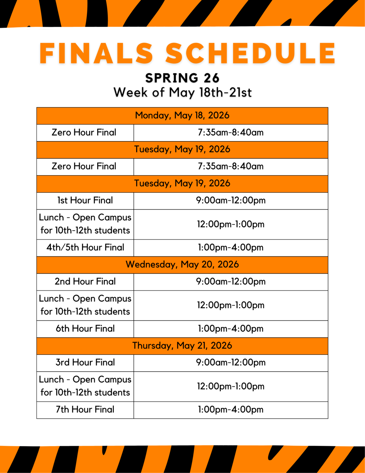 Spring 25 Finals