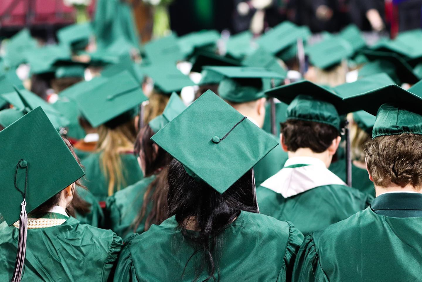 NNHS students at graduation
