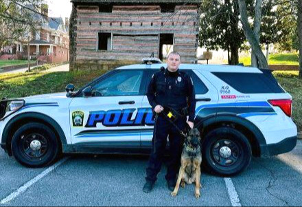 Officer Gilbert and K-9 Pasa