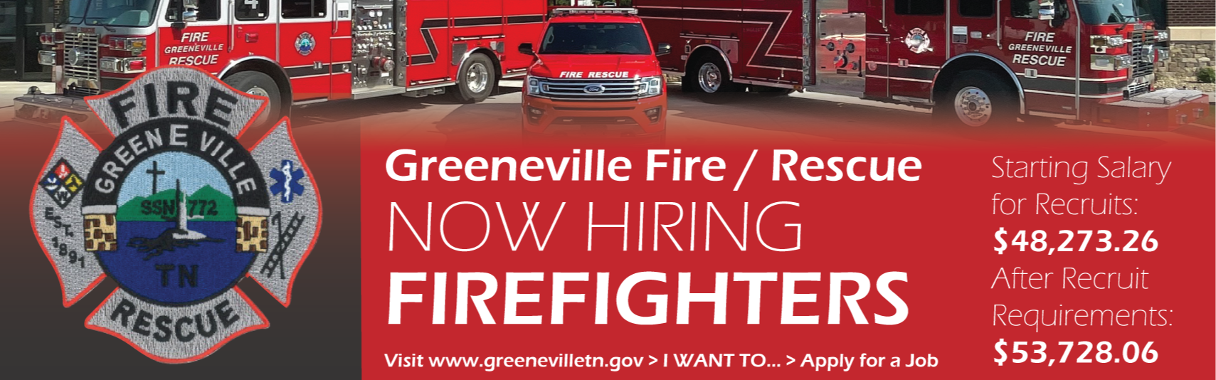 Now Hiring Firefighters