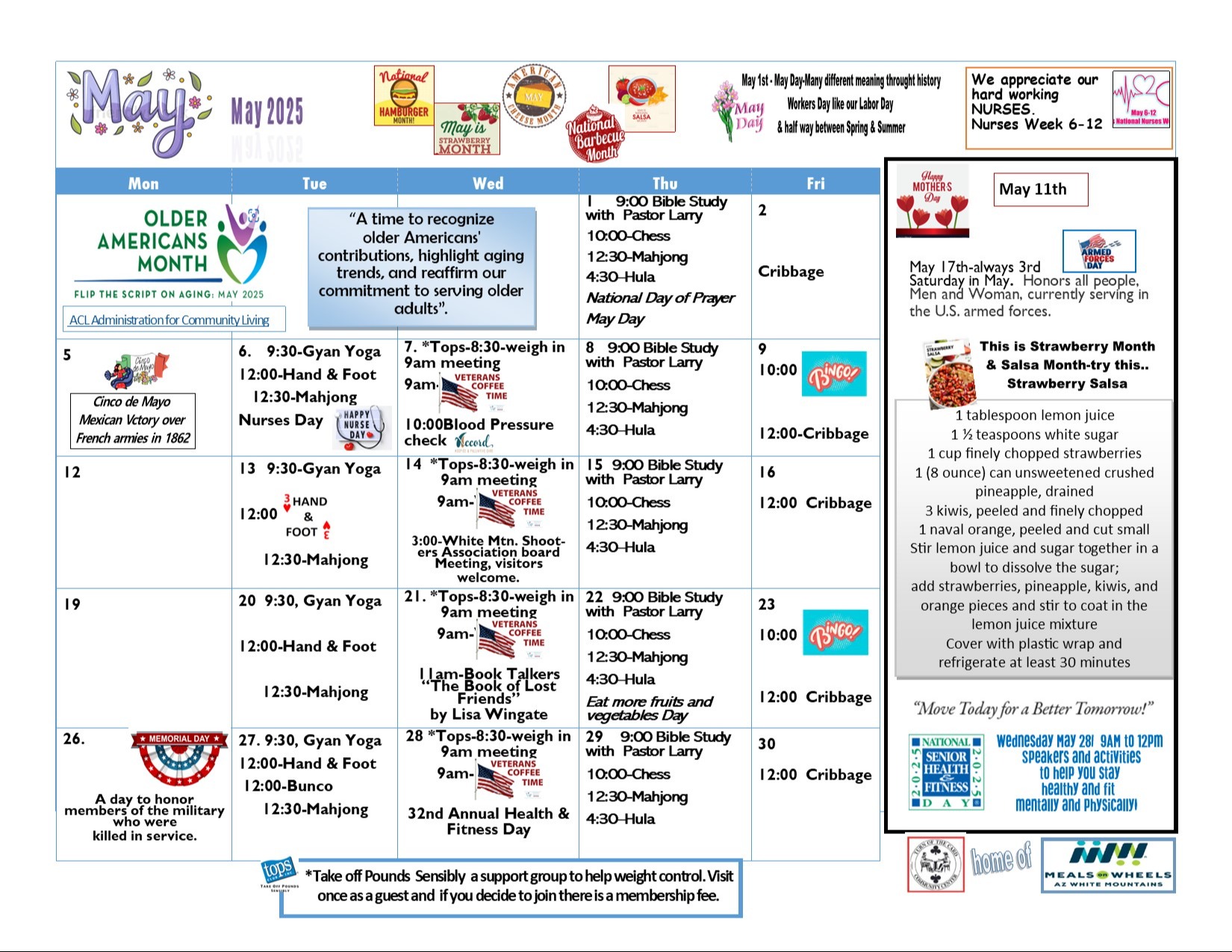 Senior Center Events