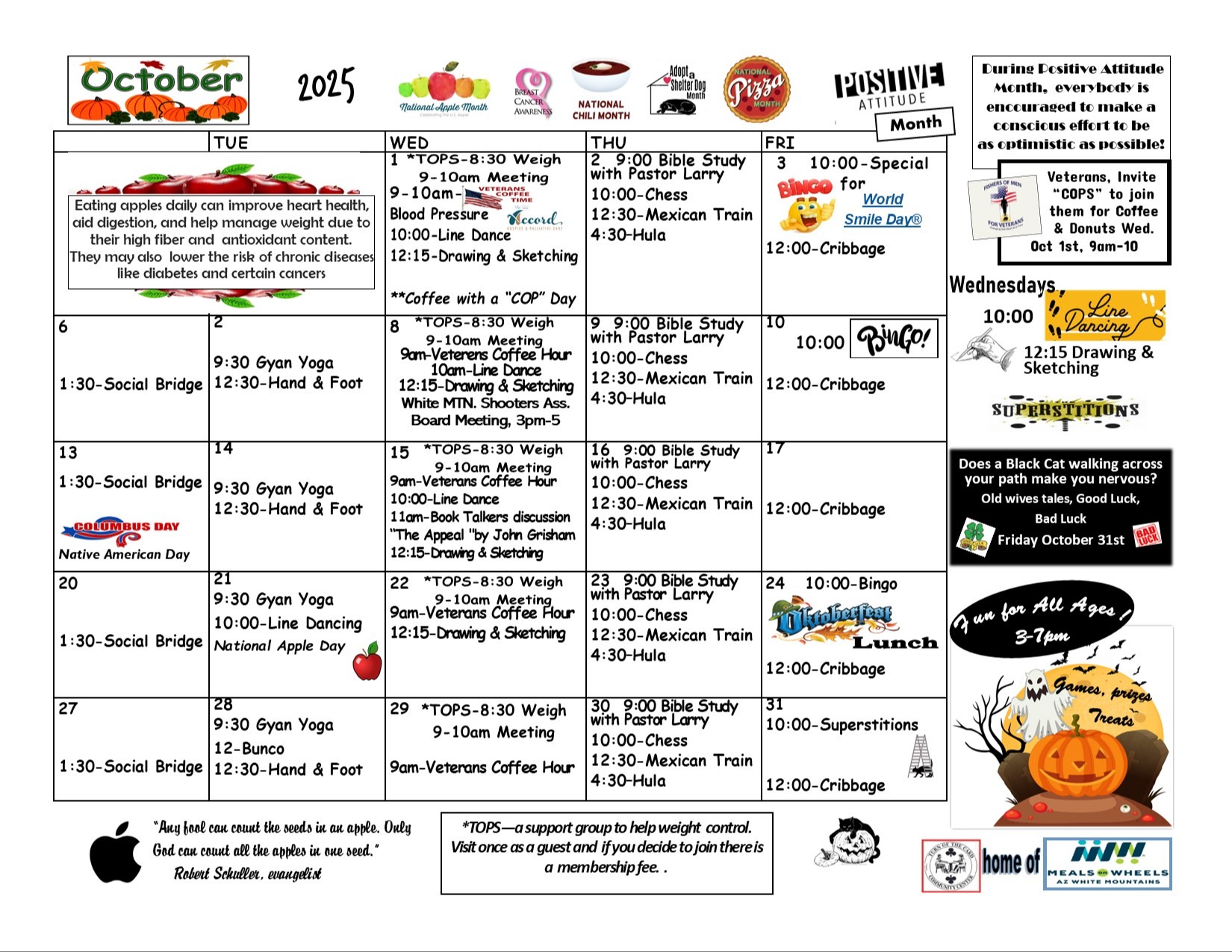 Senior Center Events