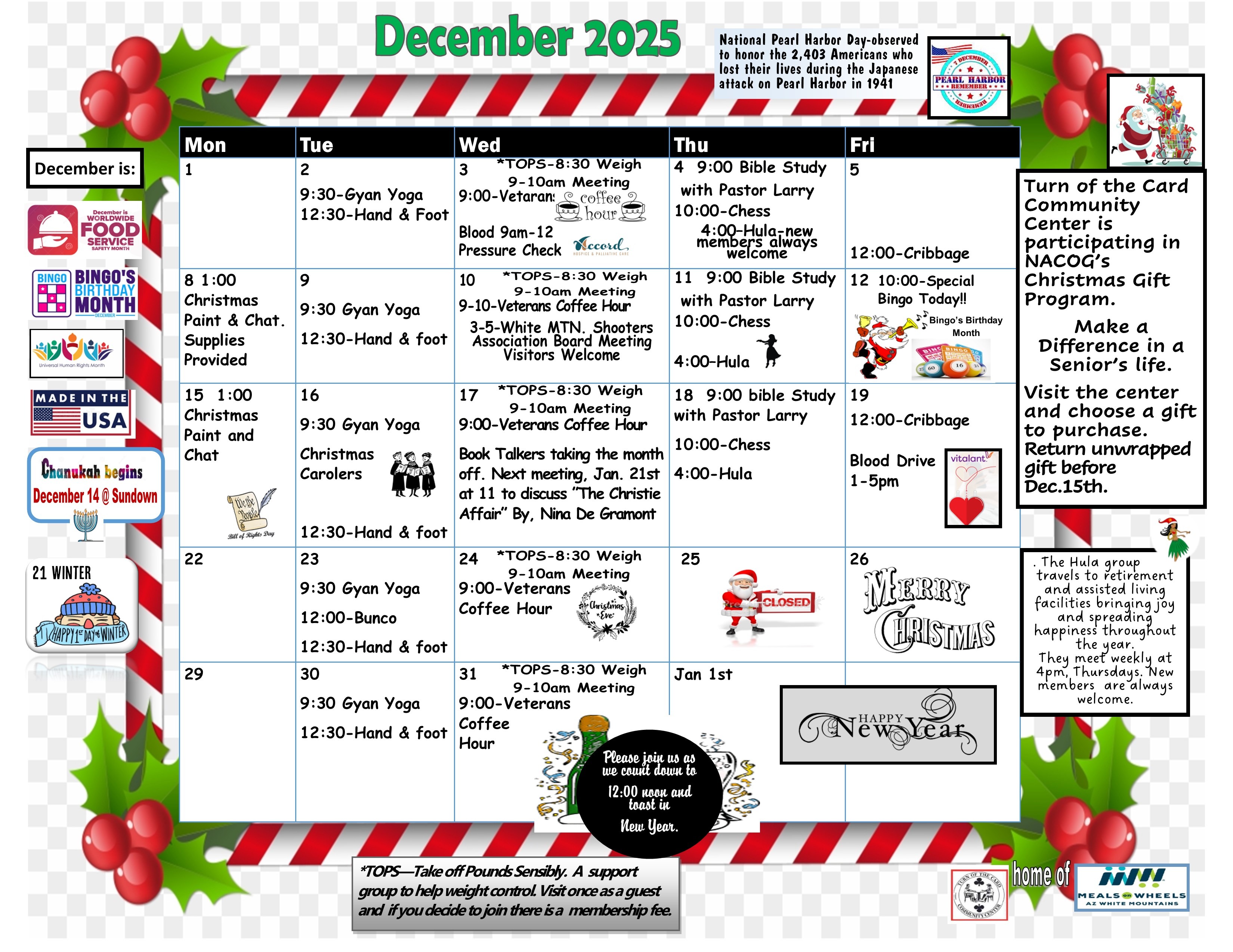 Senior Center Events