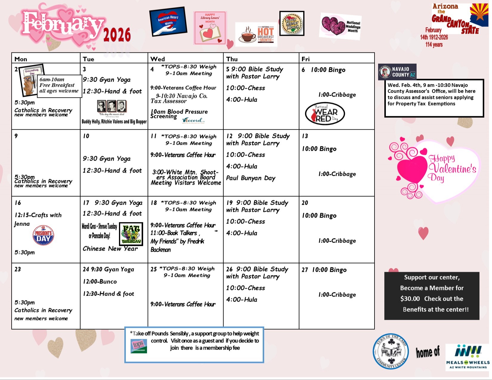 Senior Center Events