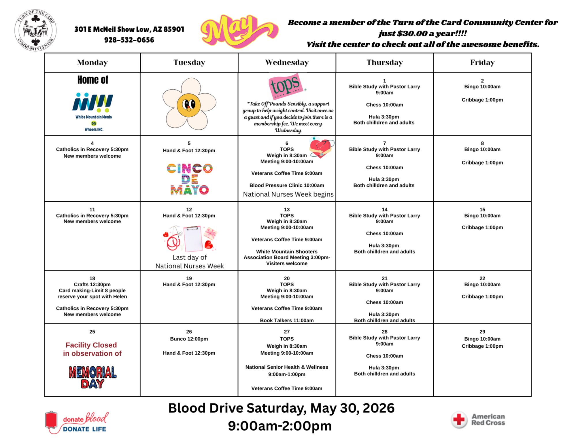 Senior Center Events
