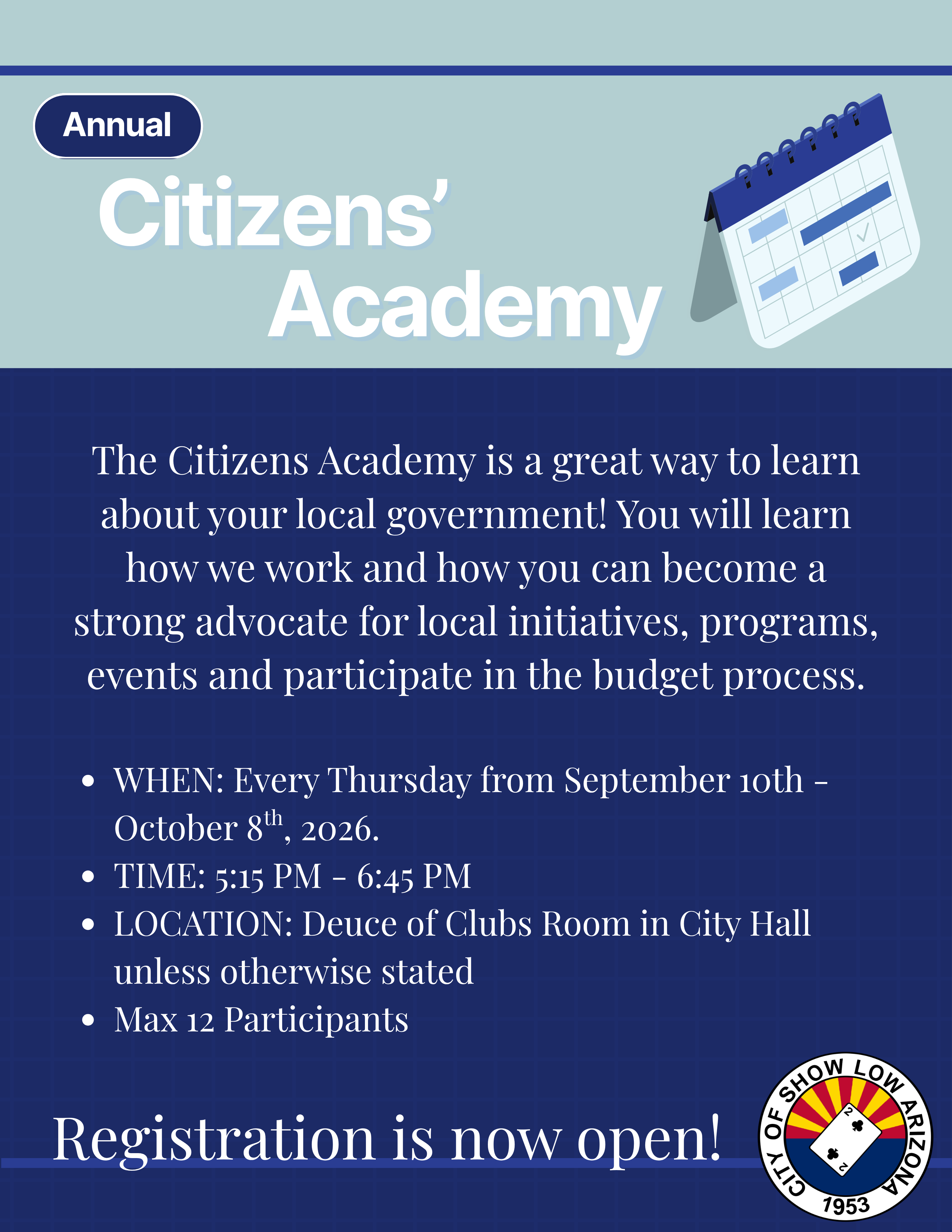 Citizens' Academy Information