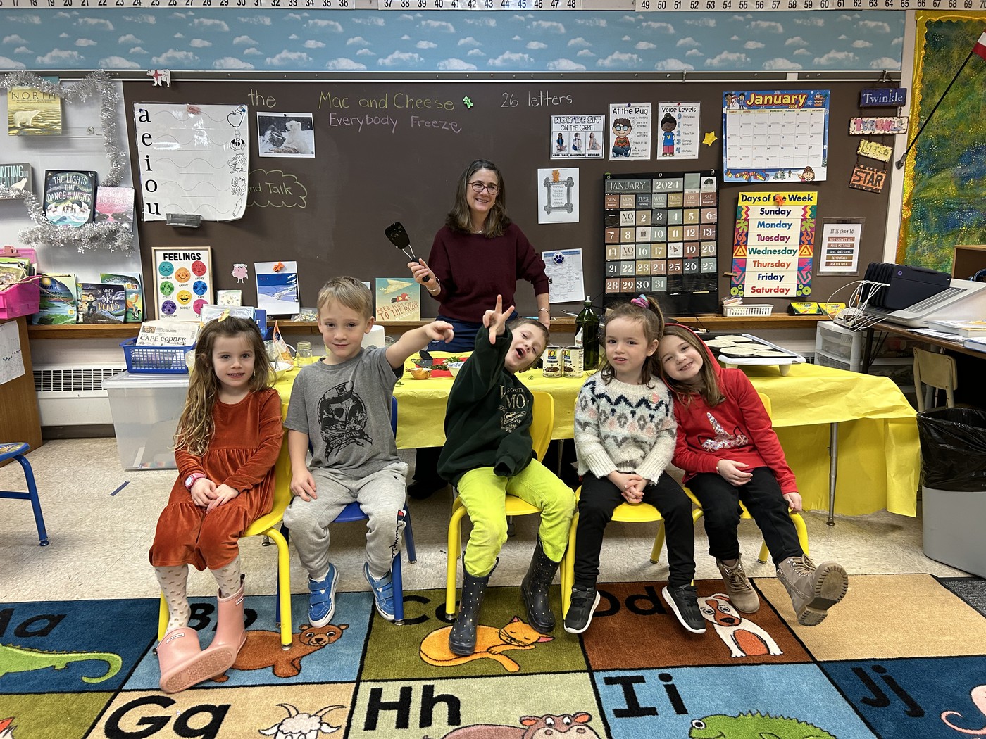 Wellfleet Elementary Students in the Classroom