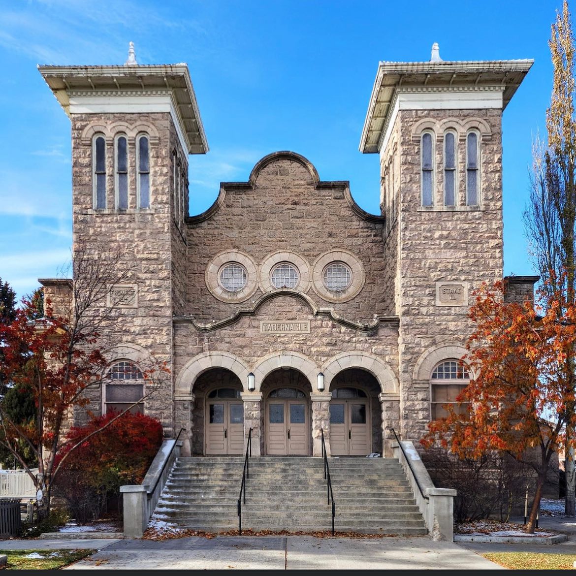 Front of the Tabernacle in the fall