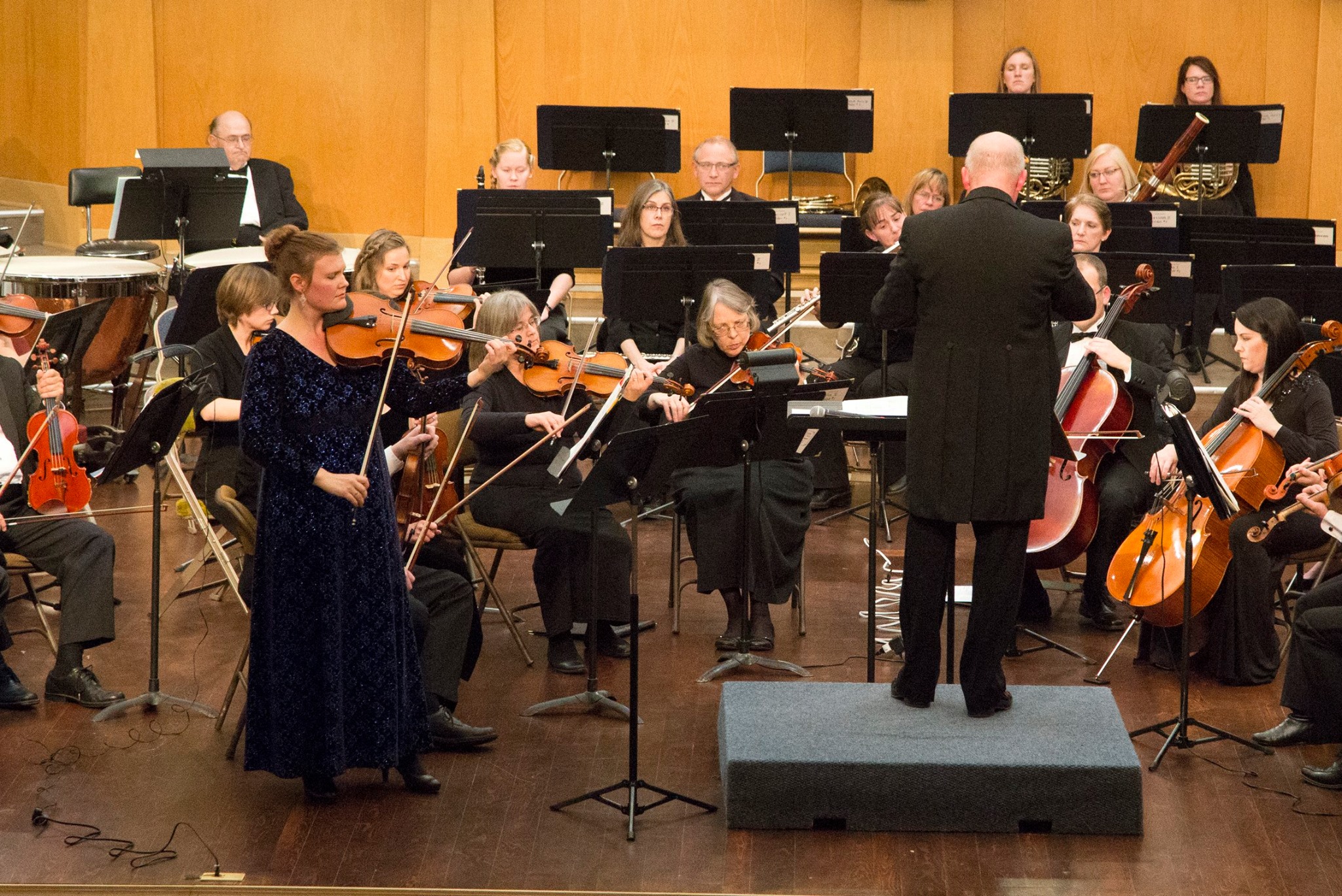 Orchestra playing at the Tabernacle