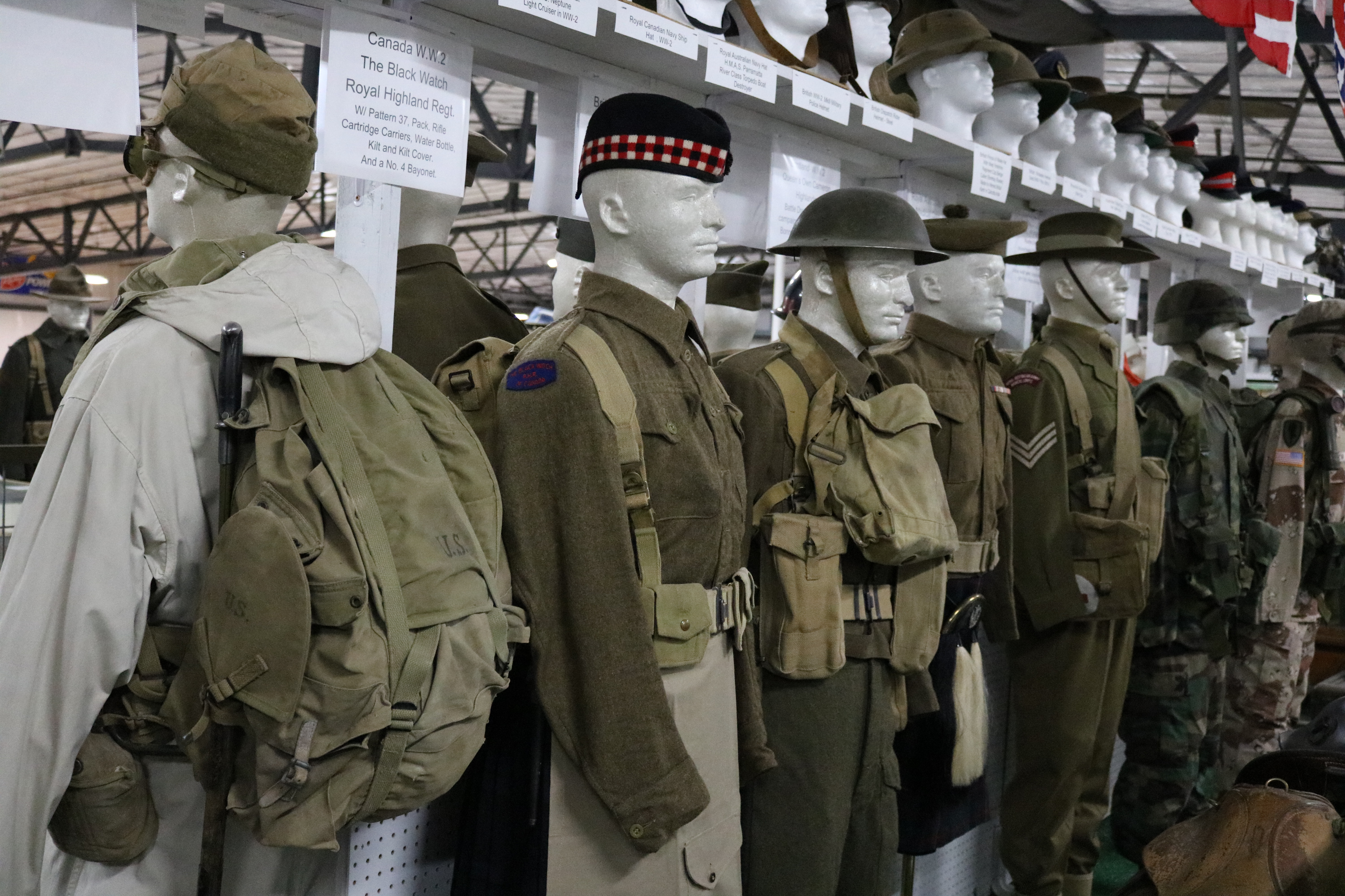 Photo of US Military Uniforms