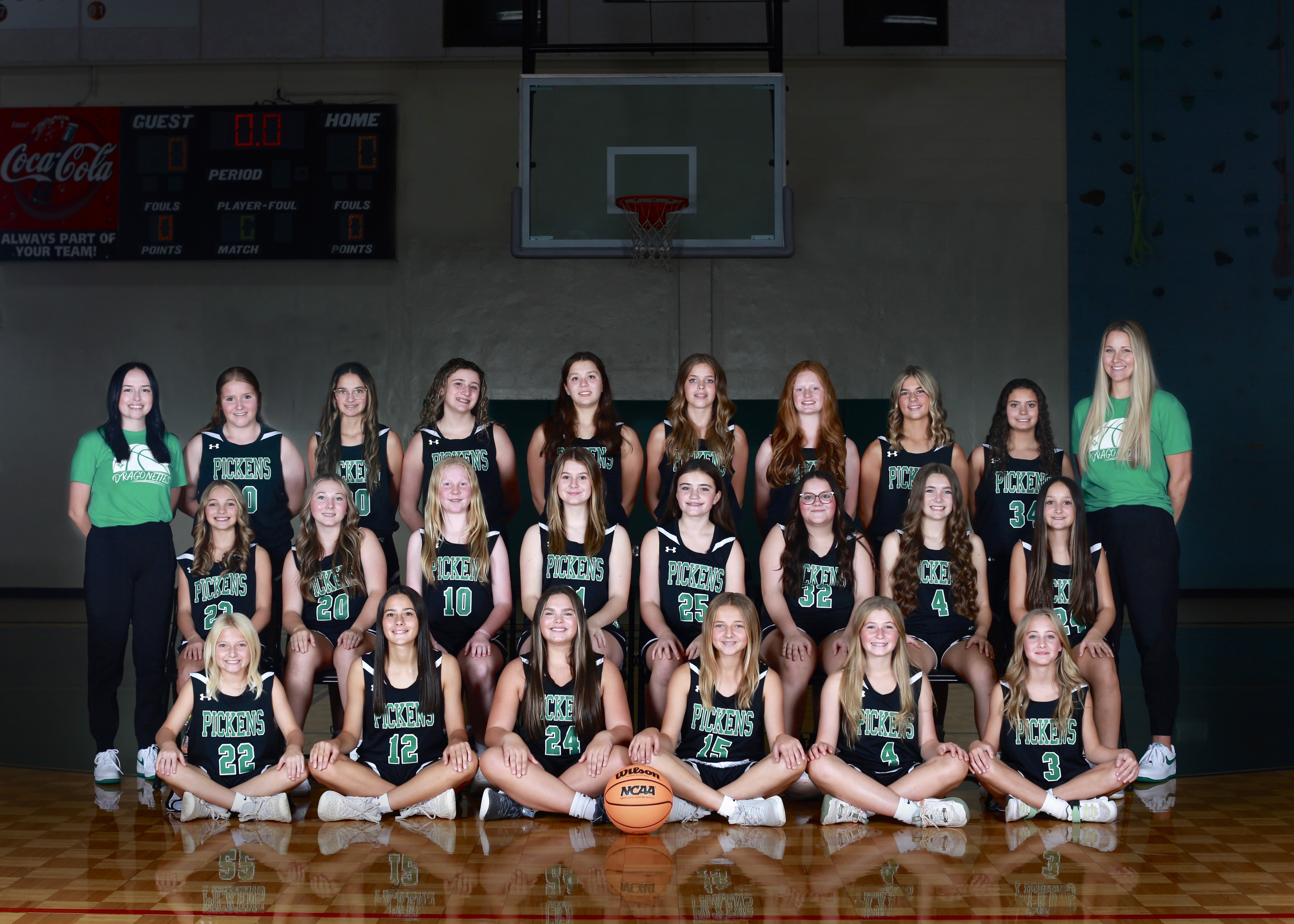 PJHS Girls Basketball Team