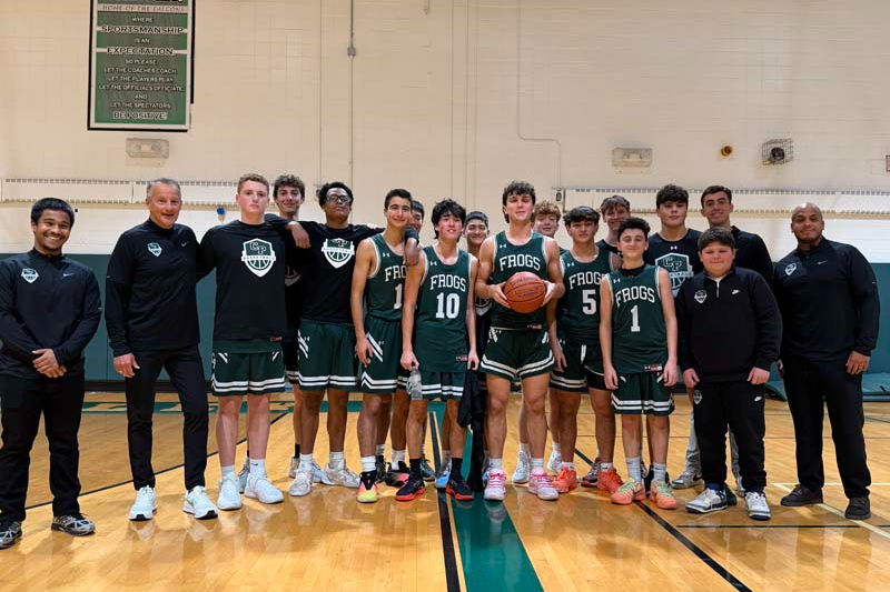 High School Boys Basketball team.