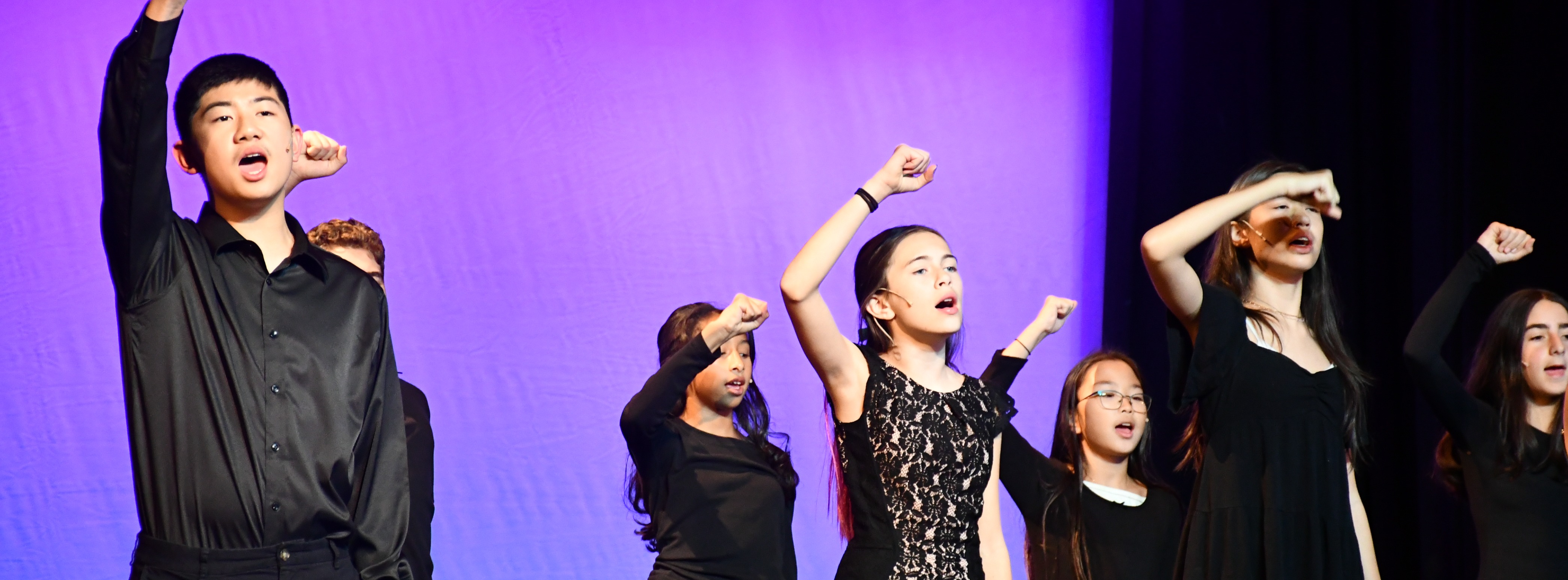 Carle Place Students on Stage Performing
